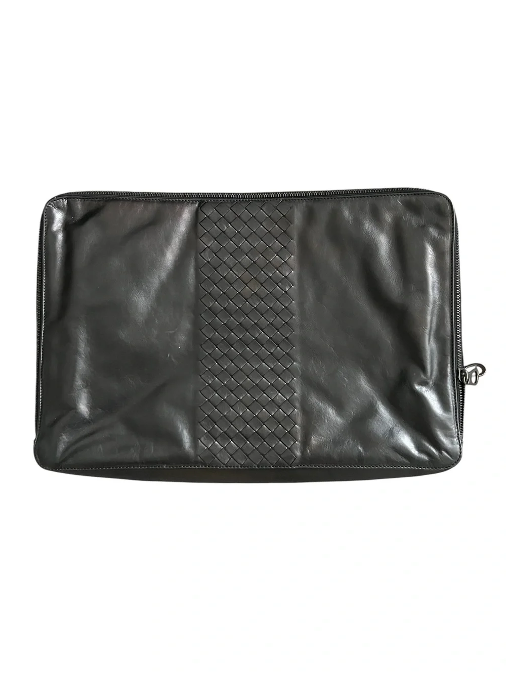 BOTTEGA VENETA Intrecciato and Calf Leather Document Holder
